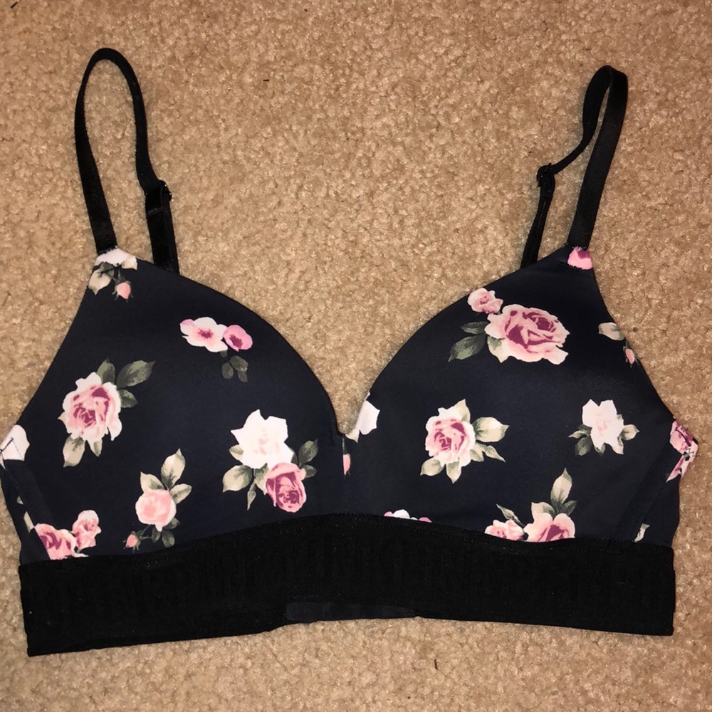 Floral VS Pink Bralette